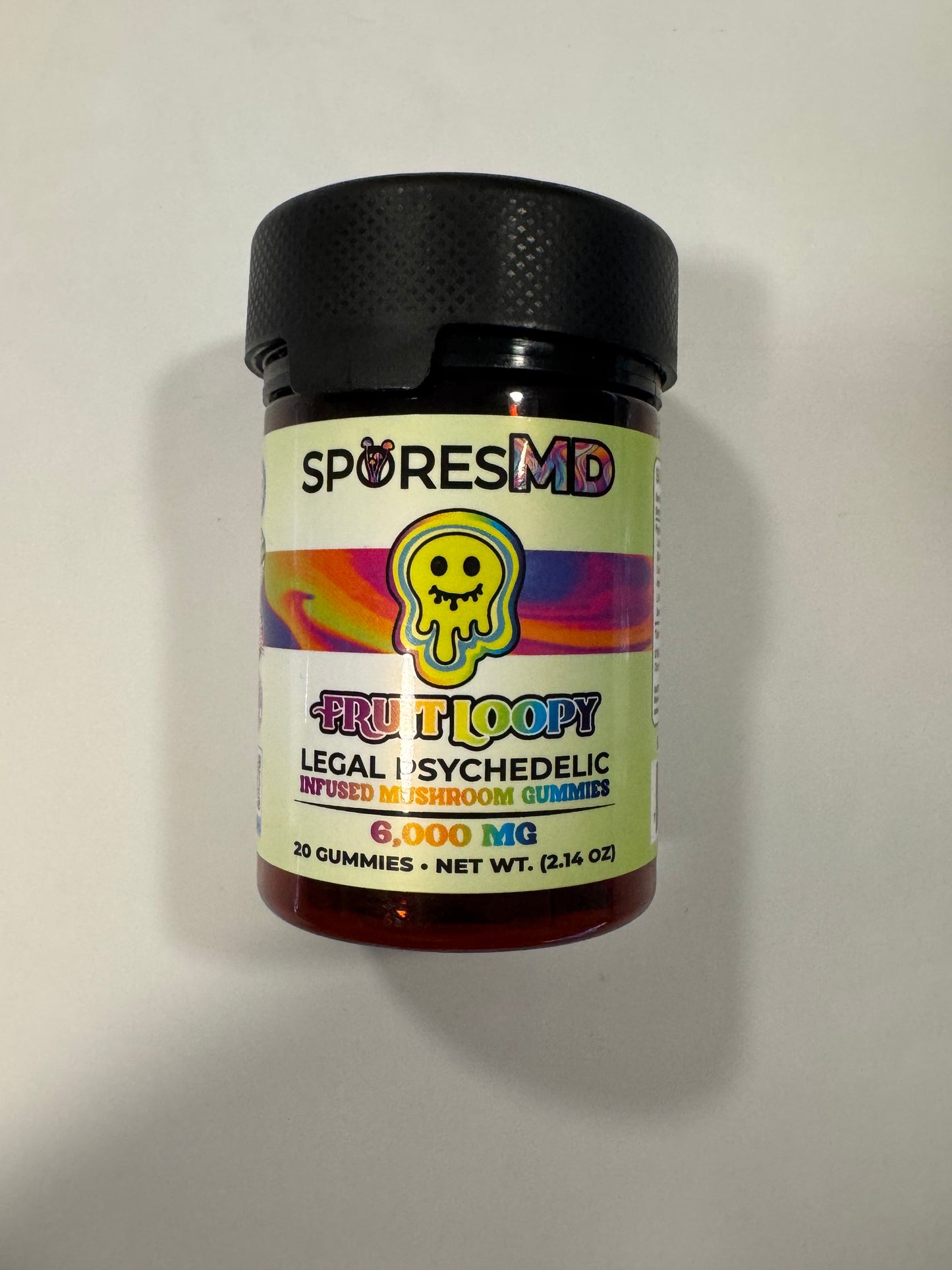 Spores MD Fruit Loopy Legal Psychedelic Infused Mushroom Gummies
