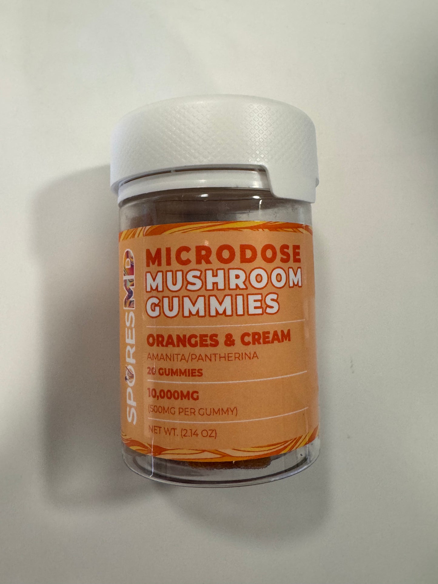Spores MD Microdose Mushroom Gummies Oranges & Cream