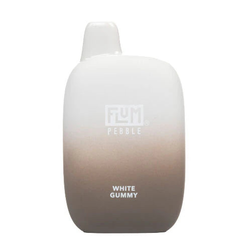 FLUM PEBBLE DISPOSABLE VAPE 6000 PUFFS White Gummy