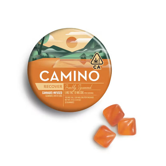 Camino Freshly Squeezed "Recover" CBG Gummies 100mg
