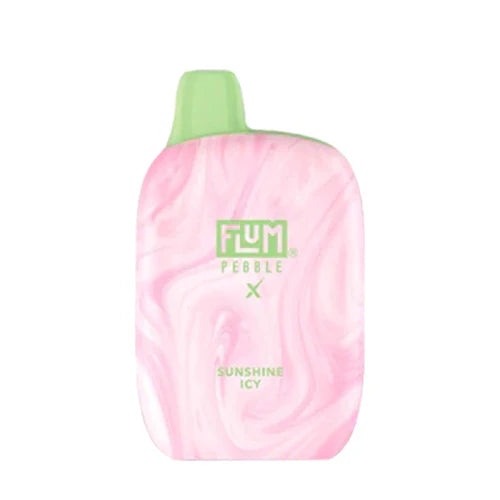 FLUM PEBBLE DISPOSABLE VAPE 6000 PUFFS Sunshine Icy