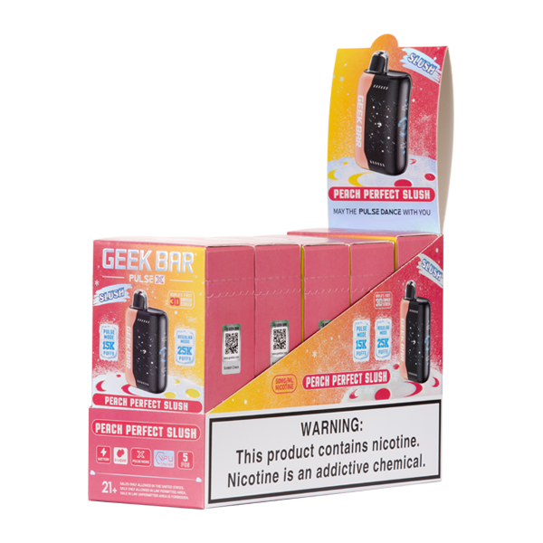 Peach Perfect Slush Geek Bar Pulse X 25K (Slush Edition)