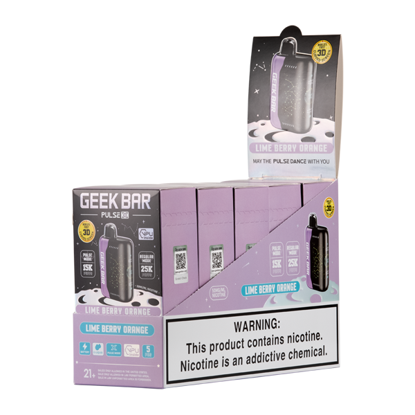 Berry Orange Geek Bar Pulse X 25k