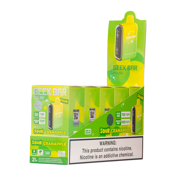 Sour Cranapple Geek Bar Pulse