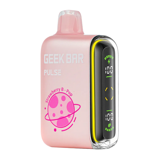 Strawberry B-Pop Geek Bar Pulse ZERO Nicotine