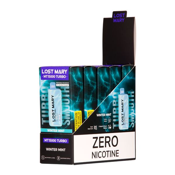 Winter Mint LOST MARY MT15000 Turbo (Nicotine-Free)