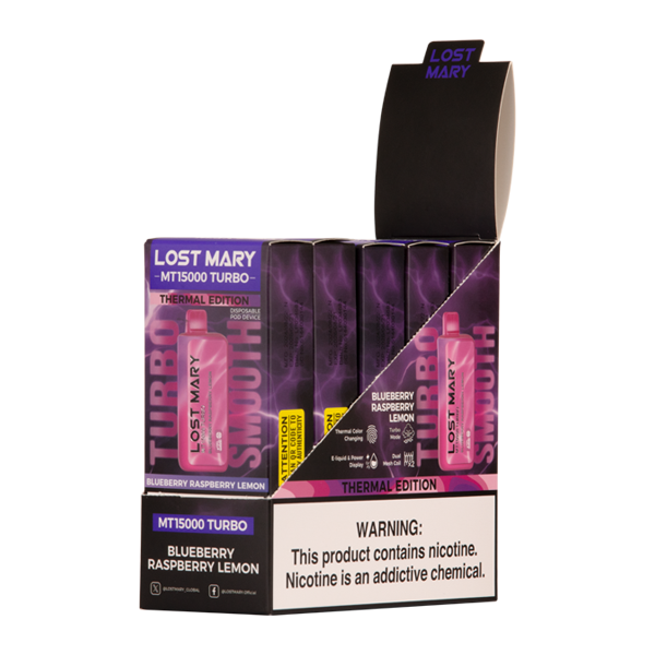 Blue Raspberry Lemon LOST MARY MT15000 Turbo