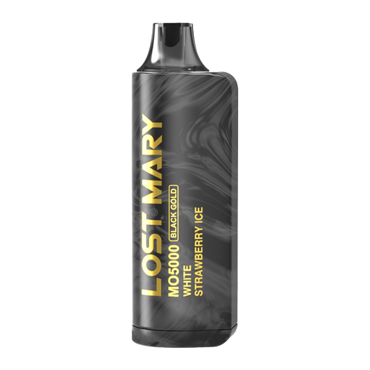 White Strawberry Ice - Lost Mary MO5000 *BLACK EDITION*